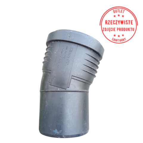 Kolano Geberit Silent-PP DN75, 15° Kolano Geberit Silent-PP DN75, 15°