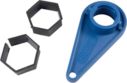 Komplet zabezpieczający - klucz do aeratorów M24/28. osłonki do nakrętek Komplet zabezpieczający - klucz do aeratorów M24/28. osłonki do nakrętek