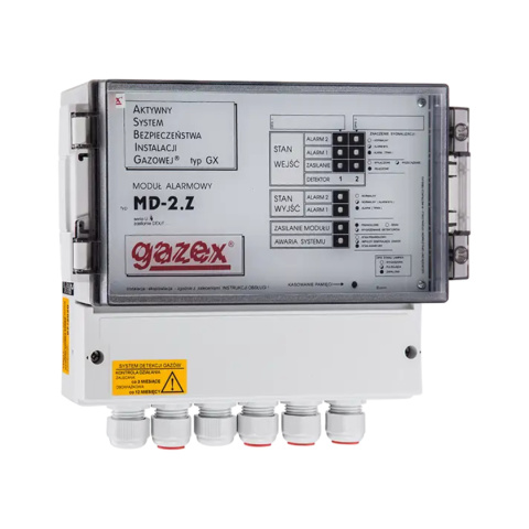 Moduł alarmowy do dwóch detektorów GAZEX MD-2.Z Moduł alarmowy do dwóch detektorów GAZEX MD-2.Z