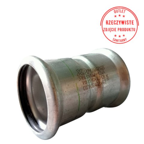 Mufa KAN-therm INOX d42 Mufa KAN-therm INOX d42