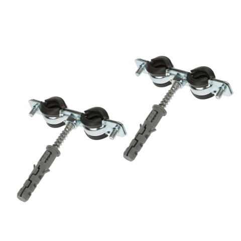Obejma podwójna do rur z wkładką gumową JANO 1/2'' (2 szt. w opak.) Obejma podwójna do rur z wkładką gumową JANO 1/2'' (2 szt. w opak.)