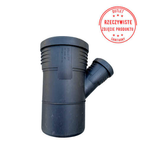 Trójnik Geberit Silent-PP DN110/50, 45° Trójnik Geberit Silent-PP DN110/50, 45°