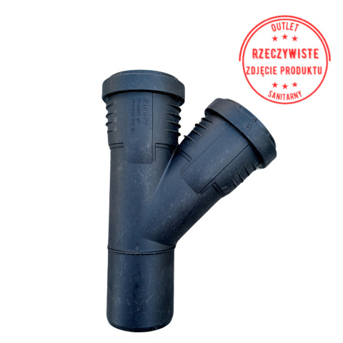 Trójnik Geberit Silent-PP DN50/50, 45° Trójnik Geberit Silent-PP DN50/50, 45°