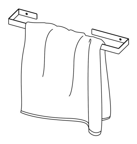Wieszak ścienny na ręcznik - 60 cm Wieszak ścienny na ręcznik - 60 cm