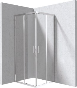 Kabina prysznicowa prostokątna 80x90 cm