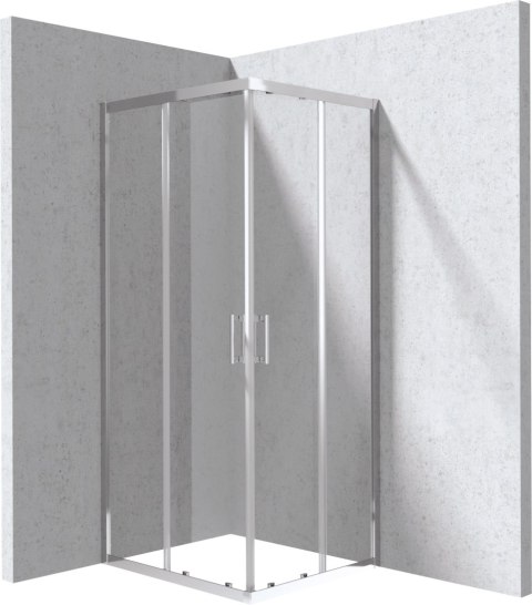 Kabina prysznicowa prostokątna 80x90 cm