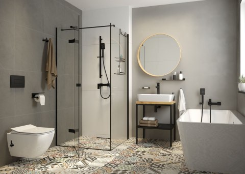 Miska WC z funkcją bidetu - z baterią mieszaczową