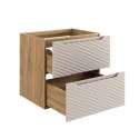 Szafka pod umywalkę 60cm 2 szuflady Ocean Beige
