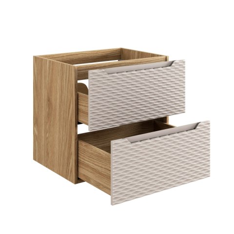 Szafka pod umywalkę 60cm 2 szuflady Ocean Beige