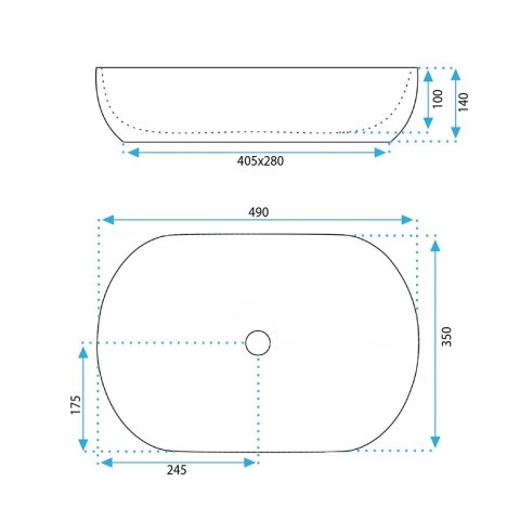 UMYWALKA LISA ECRU SHINY - NABLATOWA