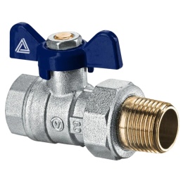 Zawór kulowy z półśrubunkiem PN40 1/2'' (DN15) TRINNITY