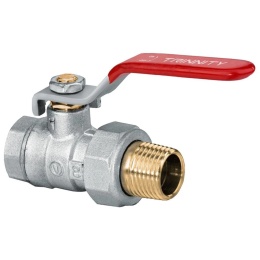 Zawór kulowy z półśrubunkiem PN40 1/2'' (DN15) TRINNITY