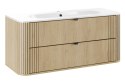Zestaw meblowy Ovalia Cremona, 120cm z umywalką meblową Pure