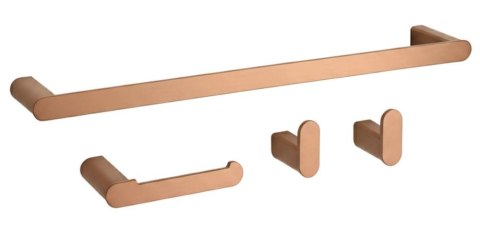 KOMPLET WIESZAKÓW ŁAZIENKOWYCH MATI BRUSH COPPER