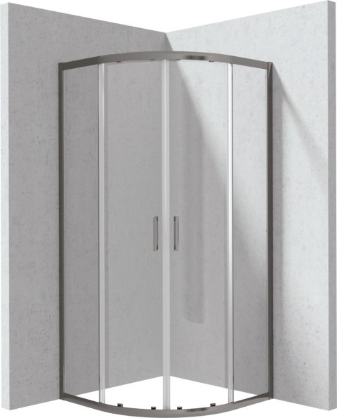 Kabina prysznicowa półokrągła 80x80 cm