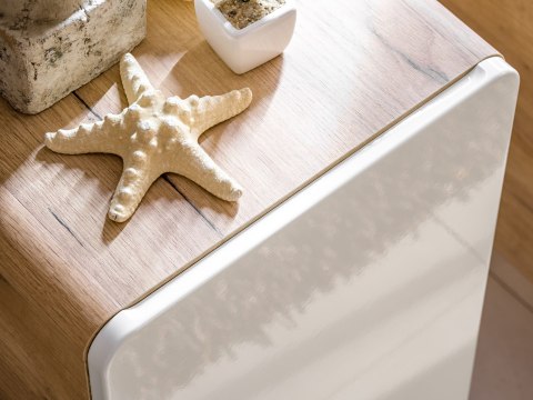 Szafka pod umywalkę nablatową 60cm ARUBA WHITE szuflady COMAD