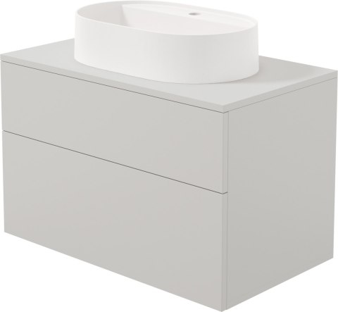 Szafka umywalkowa z umywalką granitową - 55x35 cm