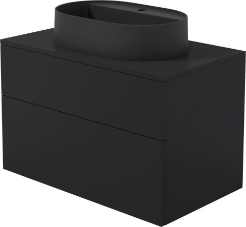 Szafka umywalkowa z umywalką granitową - 55x35 cm