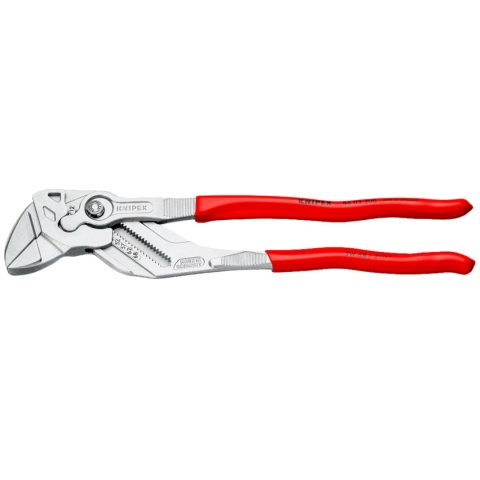 Szczypce nastawne do rur z kluczem KNIPEX L300