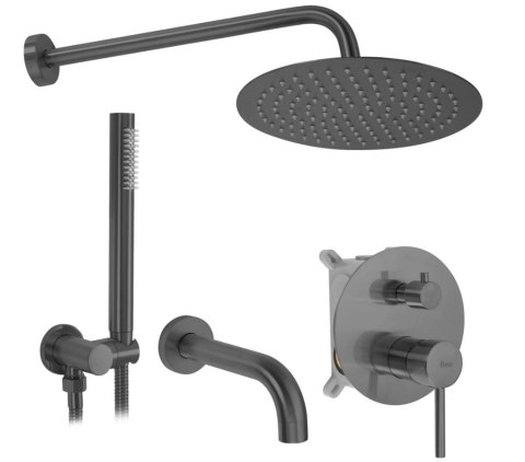 ZESTAW NATRYSKOWO-WANNOWY Z WYLEWKĄ LUNGO TYTAN