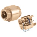 Zawór zwrotny z mosiężnym grzybkiem PHA-020 3/4'' (DN20) PERFEXIM