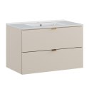 Zestaw meblowy Dalia Cashmere, 80cm z umywalką meblową Lava