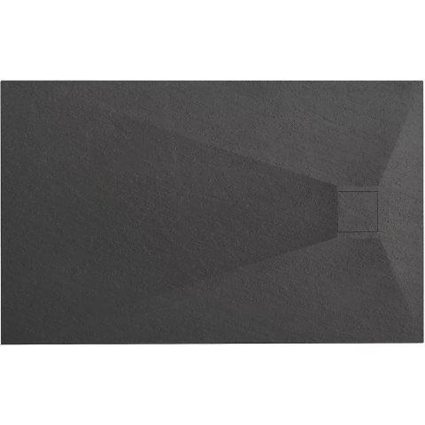 BRODZIK MAGNUM BLACK 80x100 + SYFON