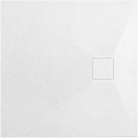 BRODZIK MAGNUM WHITE 90x90 + SYFON