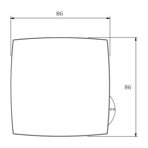 Czujnik pokojowy NTC z regulacją wartości zadanej REGIN