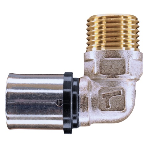 Kolano zaprasowywano-wkrętne GZ 25x3/4'' 90° TWEETOP