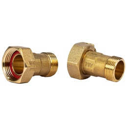 Komplet półśrubunków do wodomierza, ciepłomierza GZ 1 1/4'' - GW 1 1/2''