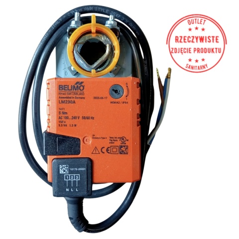 Siłownik ON/OFF do przepustnic BELIMO LM230A