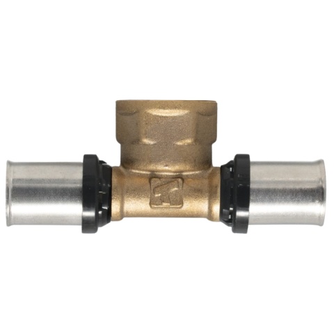 Trójnik zaprasowywano-nakrętny GW 25x3/4''x25 TWEETOP