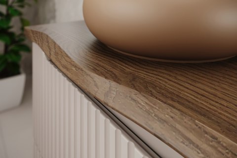 Zestaw meblowy NOVA CASHMERE 100cm z blatem i szafką z koszem na pranie