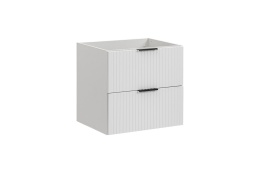Zestaw meblowy 120cm ADEL WHITE z umywalką meblową SKY, szafką wysoką i lustrem