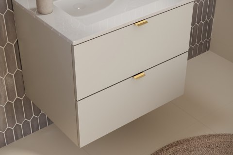 Zestaw meblowy Dalia Cashmere 80cm z blatem Nature Cremona