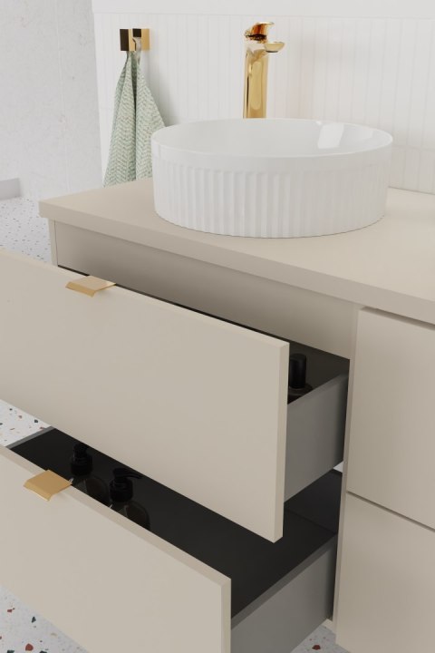 Zestaw meblowy Dalia Cashmere 80cm z blatem Nature Cremona