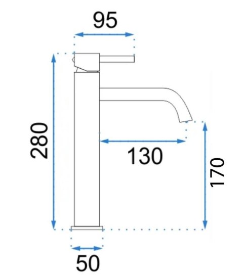 BATERIA UMYWALKOWA LUNGO TYTAN WYSOKA
