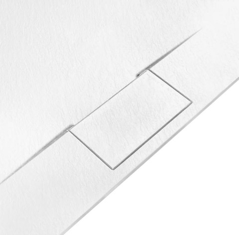 BRODZIK BAZALT LONG WHITE 90x120 + SYFON