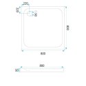 BRODZIK BELMOND WHITE 80x100
