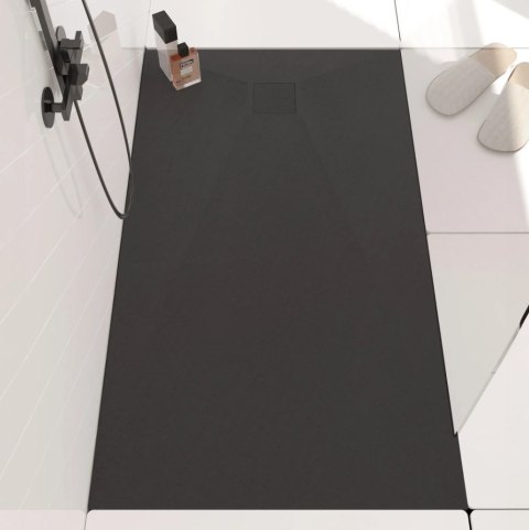 BRODZIK MAGNUM BLACK 90x90 + SYFON