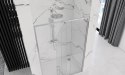 DRZWI PRYSZNICOWE RAPID SWING CHROM 120