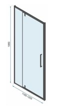 DRZWI PRYSZNICOWE RAPID SWING CHROM 120