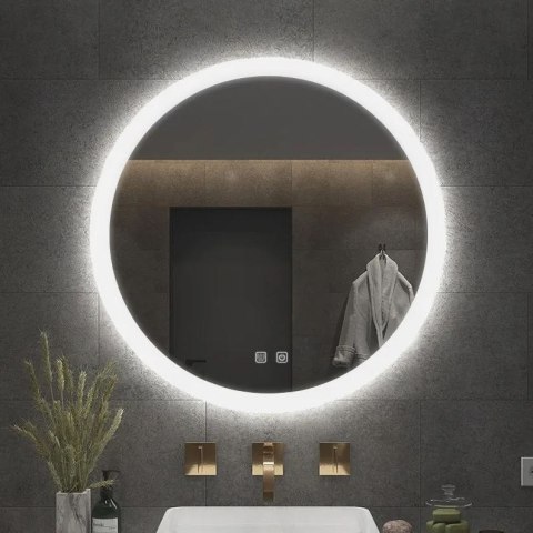 Lustro ścienne LED FFJ 50 cm