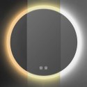 Lustro ścienne LED FFJ 80 cm