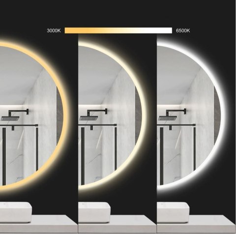 Lustro ścienne LED HZJ 70 cm