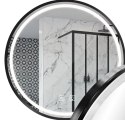 Lustro ścienne LED MMJ BLACK 80 cm