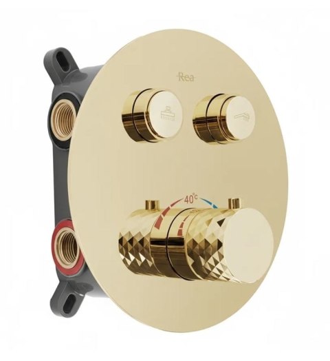 ZESTAW NATRYSKOWY PODTY LUNGO DIAMOND ZŁOTY TERMOS