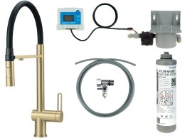 Bateria kuchenna z zestawem do filtracji wody
 z elastyczną wylewką