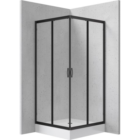 Kabina prysznicowa kwadratowa 80x80 cm